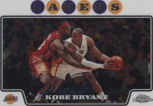 2008-09 NBA Topps Kobe Bryant vs. Lebron James #24 Basketball Card