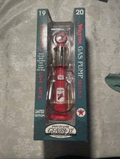 NOS 12" 1996 Gearbox Mobilgas Limited Edition Visible Gas Pump Replica Coin Bank