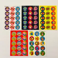 TREND Scratch n Sniff Scented Sticker LOT Peppermint Strawberry Chocolate NEW