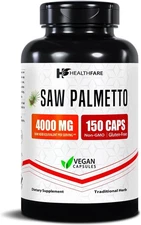 Healthfare Saw Palmetto Extract | 4000mg | 150 Capsules | Traditional Herb