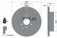 2X Bremsscheibe Hinterachse FüR Nissan Navara NP300 Pathfinder III