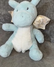Fao Schwarz Glow Brights Blue Green Dragon 13 Plush Toy Lights Sounds 2021