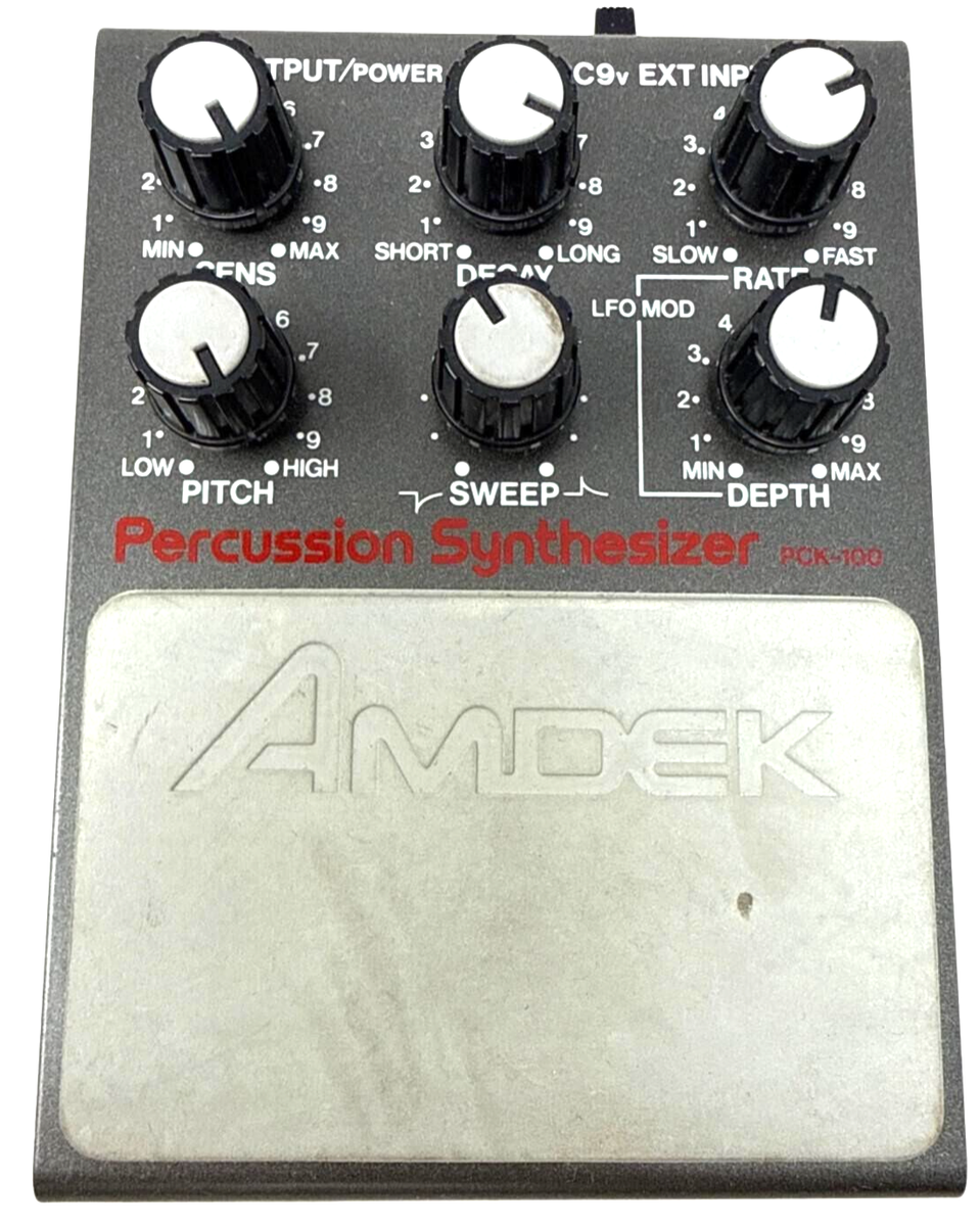 AMDEK Vintage Electronic Percussion Synthesizer Drum Pad PCK-100