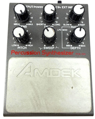 AMDEK Vintage Electronic Percussion Synthesizer Drum Pad PCK-100