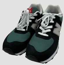 New Balance 574 Big Kid's Size 6 Black/New Spruce Sneakers