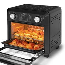 Air Fryer Toaster Oven 11QT 1000W 5-in-1 Compact Countertop Convection Cooker