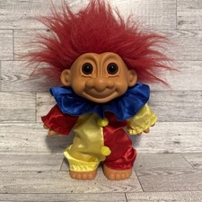 Vintage Russ Clown Troll Doll 7" Red Hair Rare EUC