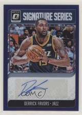 2018 Panini Donruss Optic Signature Series Purple Prizm Derrick Favors Auto 01xd