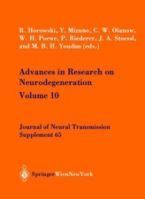 Advances in Research on Neurodegeneration Vol...
