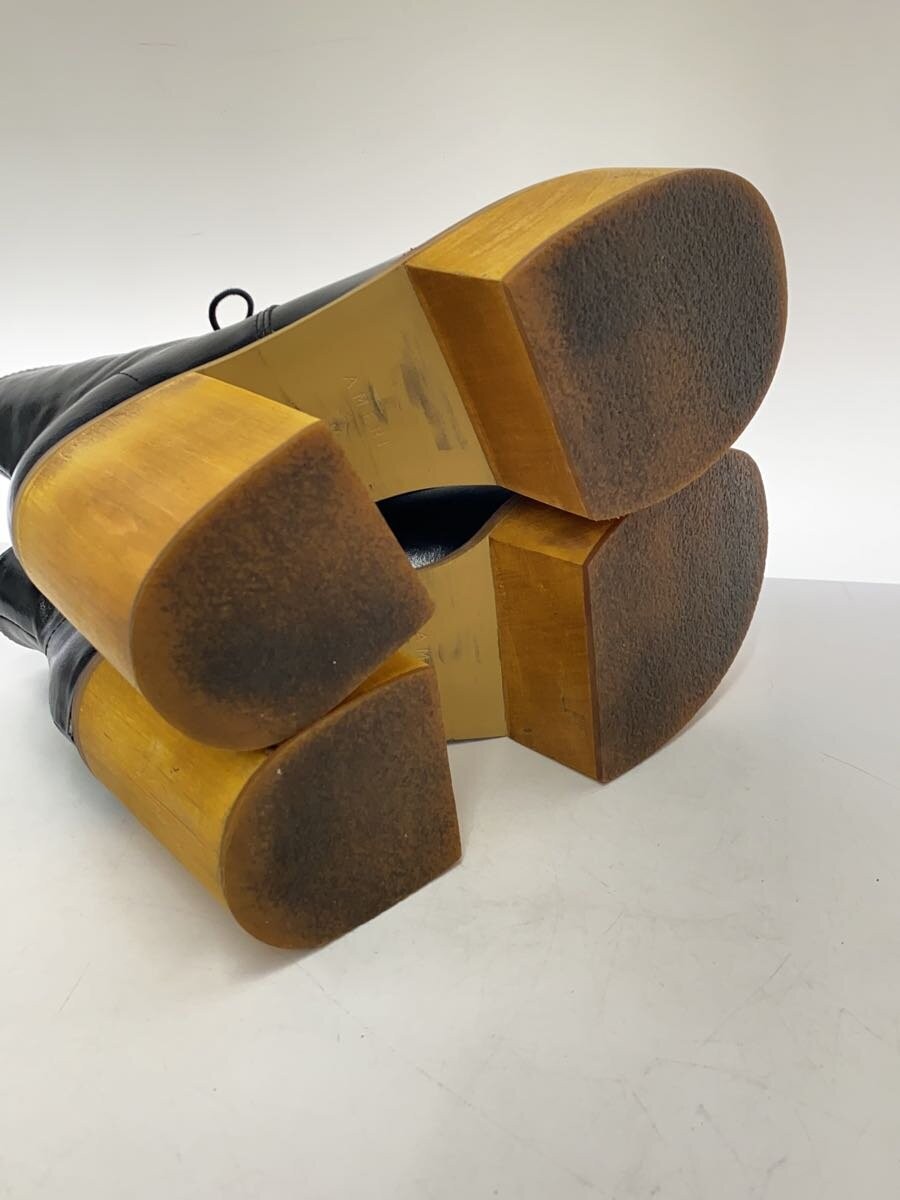 Ameri Ameri Ameri Vintage Lace Up Boots M Blk Lea… - image 4