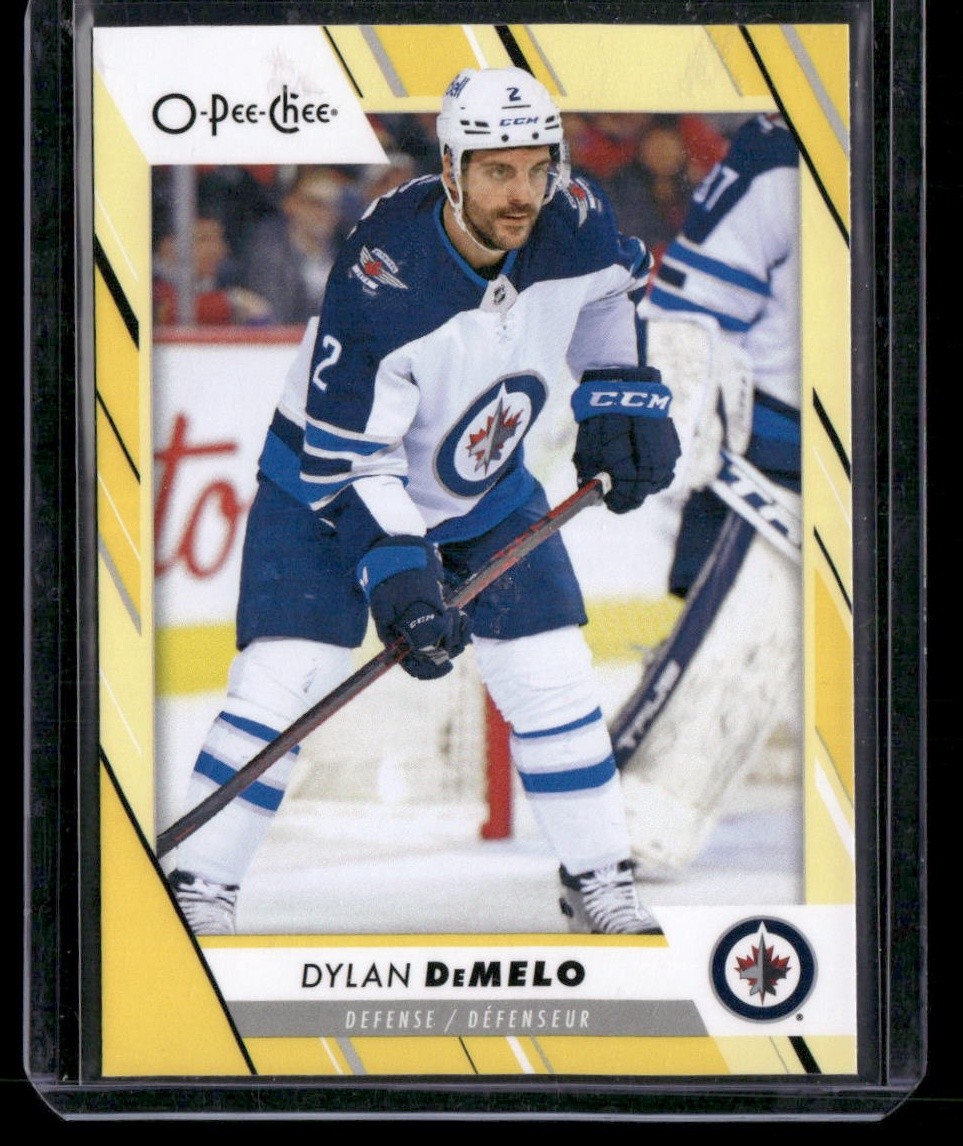 2023-24 O-Pee-Chee #470 Dylan DeMelo Yellow Border