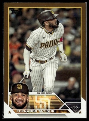 Fernando Tatis Jr. 2023 Topps Gold #23 #/2023 San Diego Padres