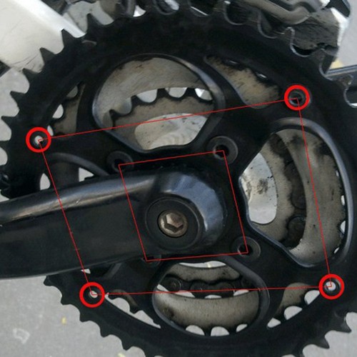 Protège Chaîne Vélo Chiwanji - Garde Plateau Noir Pour VTT Et Route