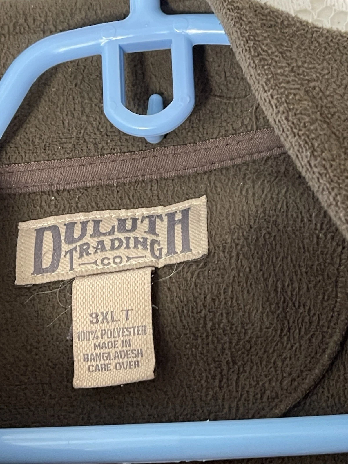 Duluth Trading Co Men's Brown Full Zip Fleece Jacket w/ Pockets Size 3XLT image 4