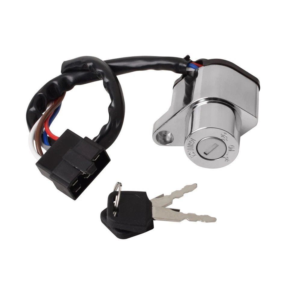 Interruptor de llave de encendido para Kawasaki Vulcan 500 EN500 LTD 1990-2009 227005-1204 Foto 4 de 4