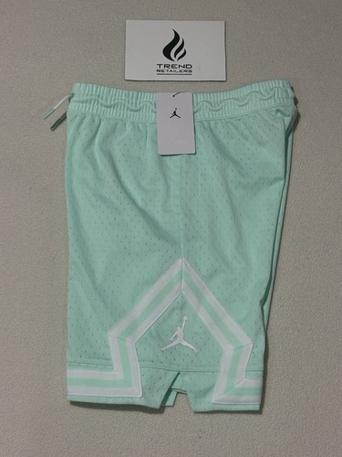 Nike Air Jordan Diamond Jumpman Mesh Shorts Mint Foam Green Size L 95B136-E6D - Picture 8 of 17