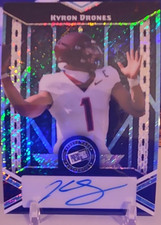 Leaf 2024 Press Pass Autographs Kyron Drones Auto #PPA-KD1 Serial 10/20 Football