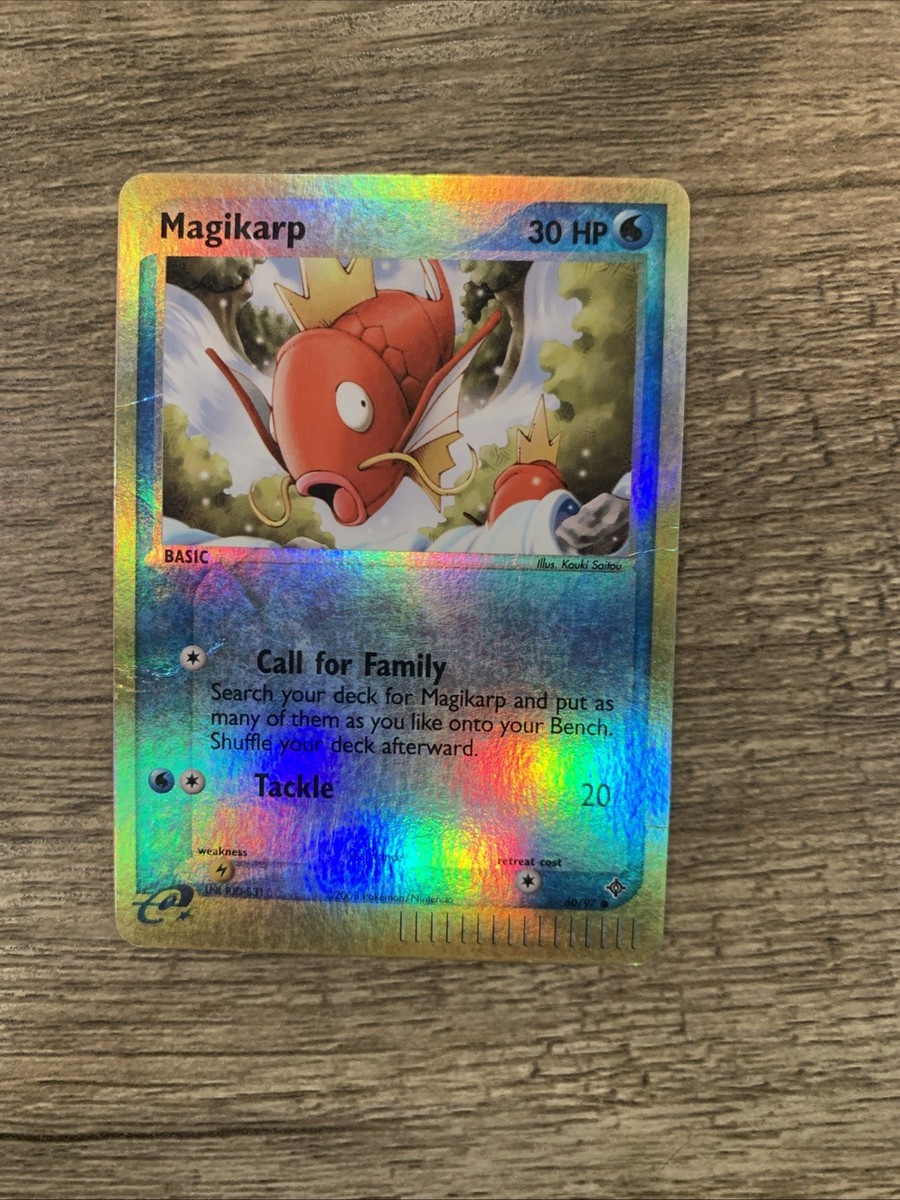 Pokémon Vintage Magikarp 60/97 EX Dragon 2003 Reverse Holo e