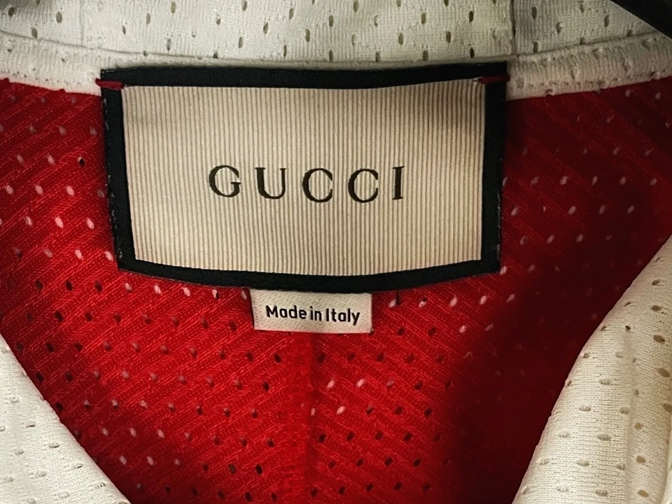 Gucci Mesh Varsity Hoodie Men Size S - Image 3 of 4