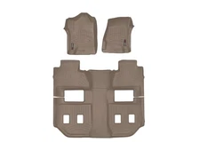 WeatherTech FloorLiner for 2015-2020 Chevrolet Suburban - Full Set, Tan