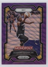 2024 Panini Prizm Monopoly WNBA Purple Wave Prizm Diamond DeShields #60 fm0