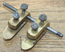 UNMARKED BRASS DRAW KNIFE CHAMFER GUIDES-GAUG...