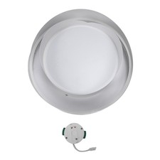 LED Flush Mount Ceiling Light 3000K To 6500K Dimmable Modern 2 Rings Round NEW