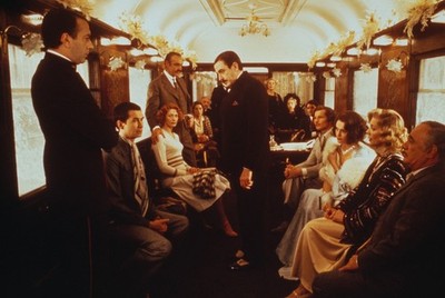 Diapositive Murder on the Orient Express 1974 - Wendy Hiller & Denis Quilley