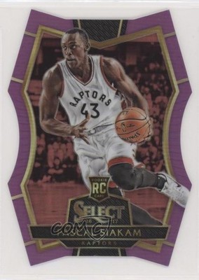 2016 Panini Select Premier Level Purple Prizm 12/99 Pascal Siakam Rookie RC s7f