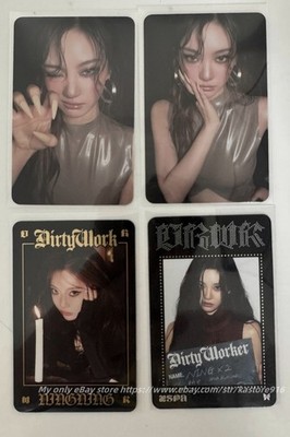 aespa MD トレカ ニンニン Ningningフーディ Aespa NINGNING 4PCS Set 1st Single Dirty Work MD Trading Card