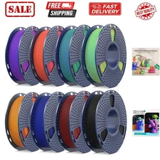 Dual Color PLA 3D Printer Filament Bundle, 1.75 mm Color Changing PLA Bundle,...