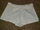 Men's Vintage 1990s Brieffest Swim Square Cut Brief Sz XL White  USA Made  — photo 2