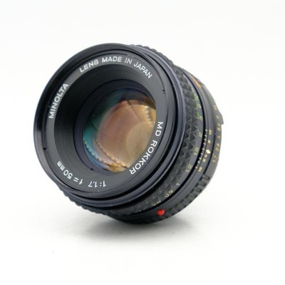 Minolta MD Rokkor 50mm F1.7 Objektiv Se.Nr. 2042889 - Fotofachhändler -