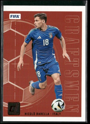 #ad Nicolo Barella 2024 25 Donruss Craftsmen #20 $1.39