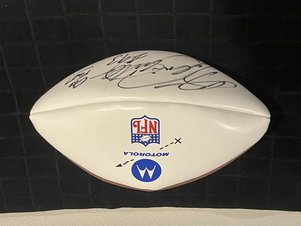 Kevin Carter #93 Autógrafo Firmado NFL Wilson Motorola Fútbol Titanes Gators JSA Foto 4 de 4