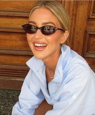 1 Piece New Vintage Oval Small Frame Fashion Glasses