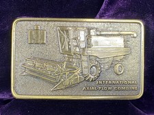 Vtg 1978 International Harvester Axial-Flow Combine Belt Buckle Limited Ed