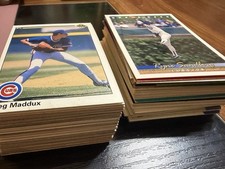 150+ Chicago Cubs Baseball Card Lot Topps Fleer Upper Deck 80s 90s Vintage Bulk