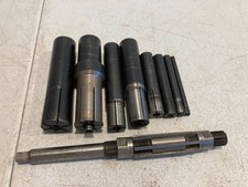 Vintage USA Expanding Mandrel Arbor Set 9pc Machinist Lathe Workholding Tool