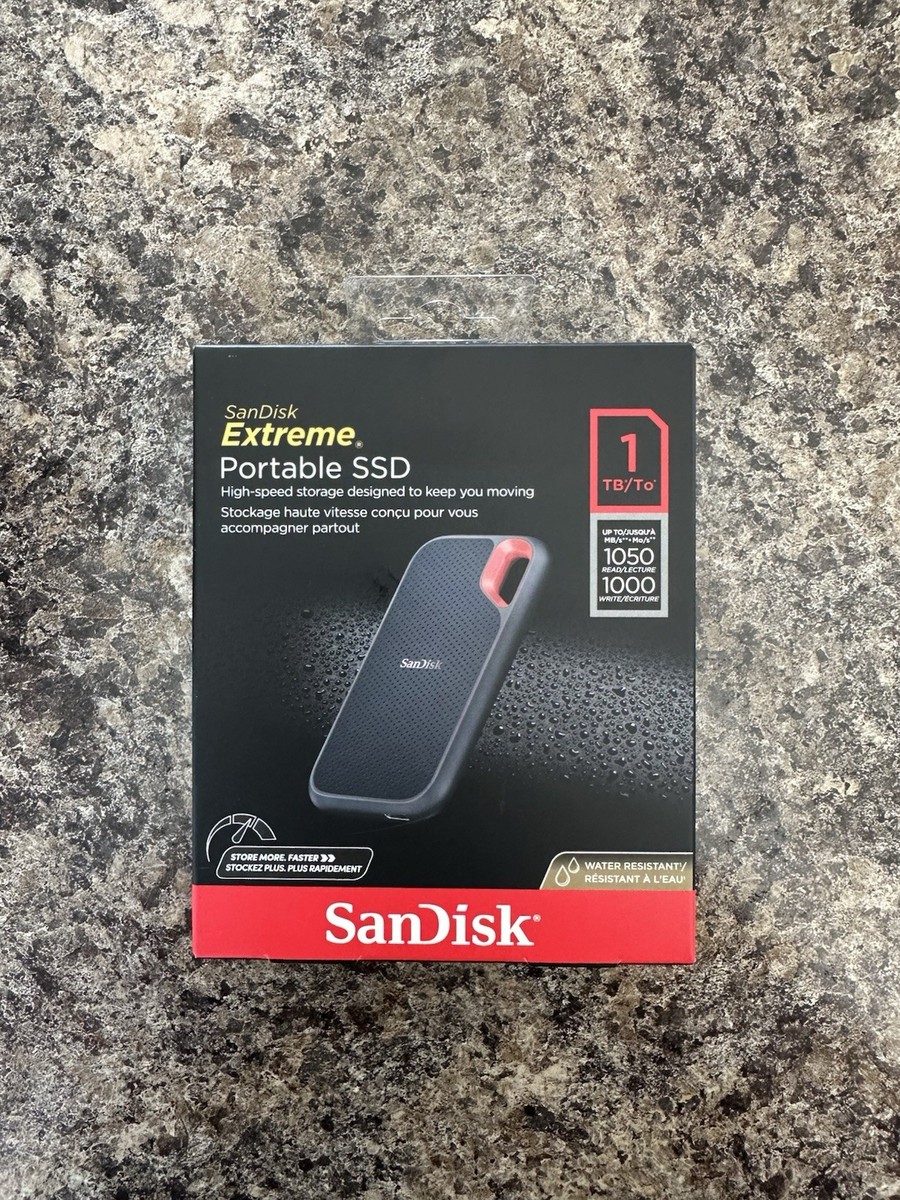 SanDisk Extreme V2 1TB USB-C NVMe Portable External SSD (SDSSDE61