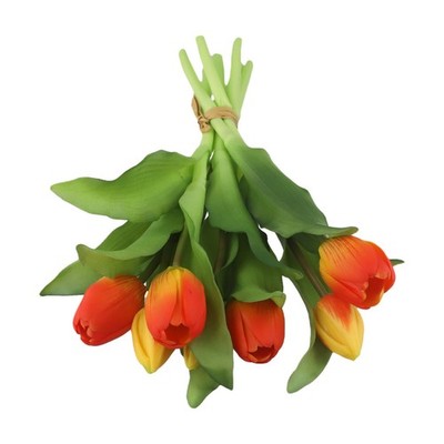 Lebendiges Tulpen Konvolut mit 7 künstlichen Tulpen für Hochzeitsdeko