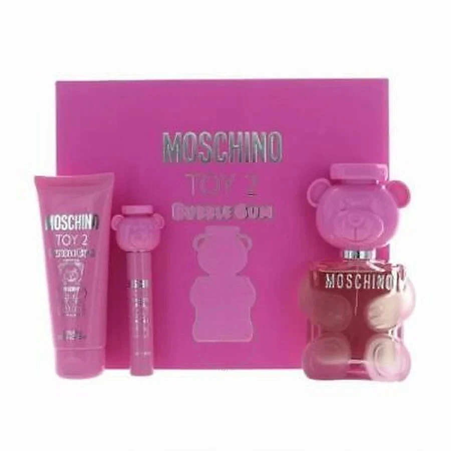 MOSCHINO Toy 2 Bubble Gum 100ml EDT + 100ml Body Lotion + 10ml EDT for Women SET