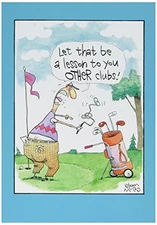 NobleWorks 326 Other Clubs Funny Father's Day Greeting Card with 5"x7" Envelope