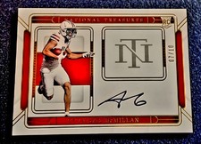 Tetairoa McMillan 2025 National Treasures Rookie AUTO Gold SP 07/10 Arizona KHH 