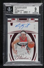 2021-22 Panini Flawless Ruby /15 Corey Kispert #FA-CKP BGS 9 MINT Rookie Auto RC