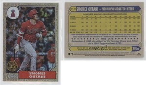 2022 Update 1987 Topps Chrome Silver Pack Series Mojo Shohei Ohtani #T87C-50