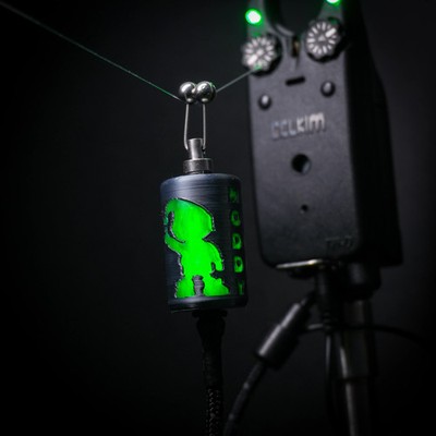 LED Powered Flashing V2 Titanium Effect Noddy Carp Fishing Bobbin