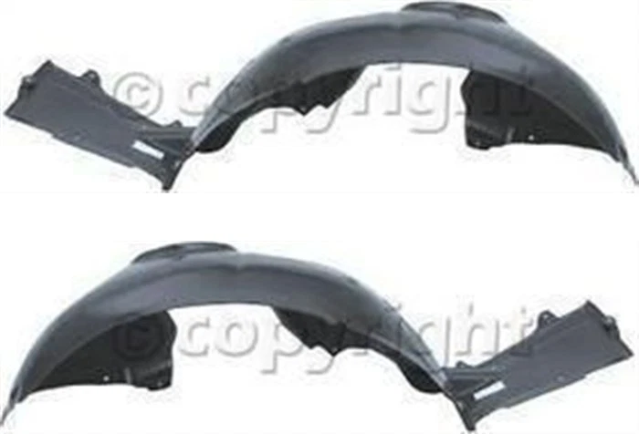 For 99-06 3-Series Front Splash Shield Inner Fender Liner Panel Plastic SET PAIR Foto 4 de 4