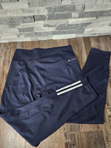 Adidias Boston Marathon 2023 NWT Boston Athletic Assoc. W Leggings L Navy Blue - Picture 9 of 10