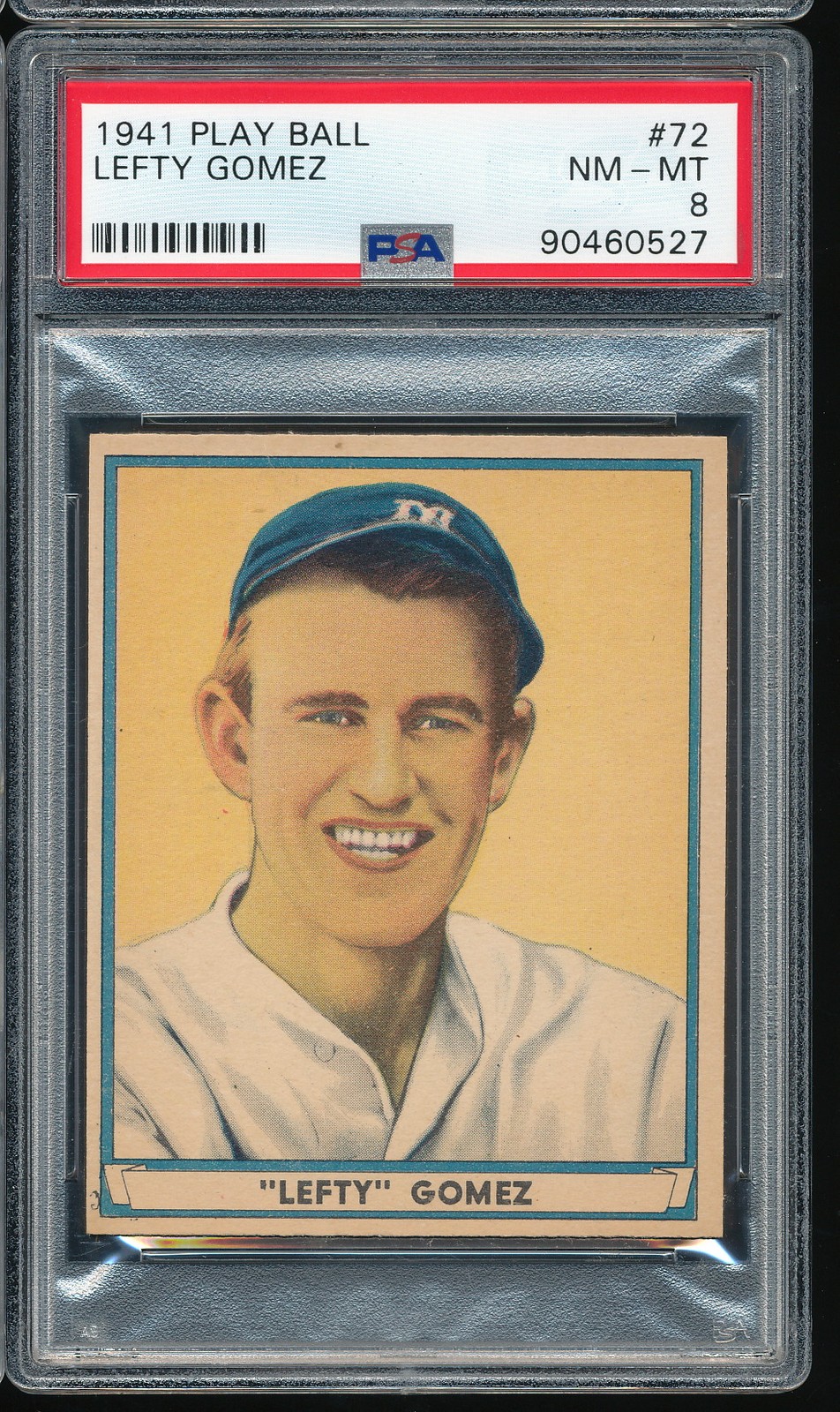 1941 Play Ball Lefty Gomez #72 Hi# PSA 8 - NY Yankees